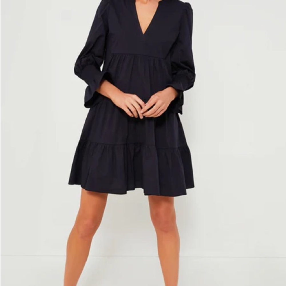 Tuckernuck Black Crepe Kenzo Dress
